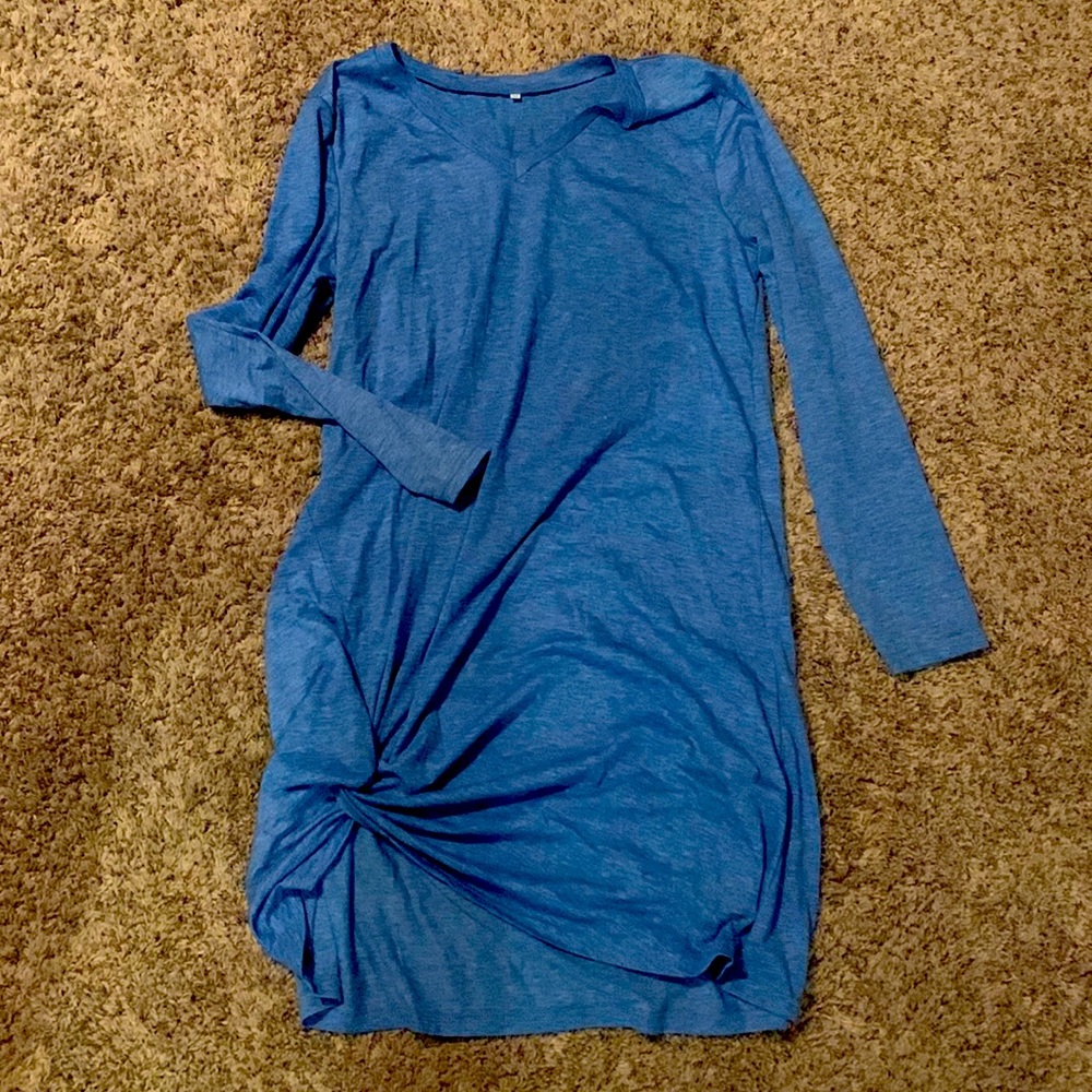 Long sleeves T shirt dress